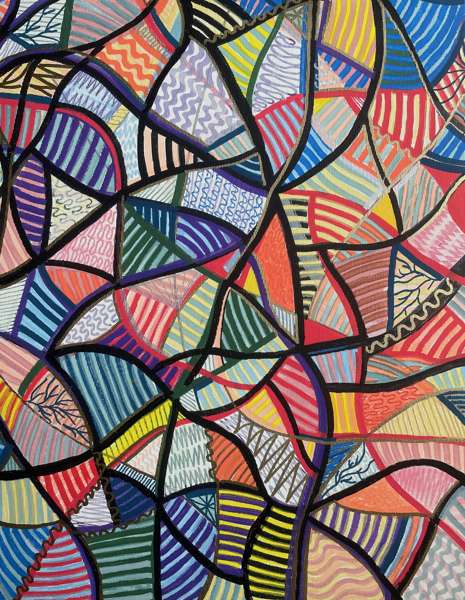 Decisions, 2022, mixed media on canvas, 50x40 cm