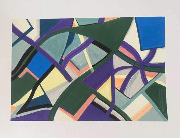 Tell me what you want, 30x20 cm, mixed media on paper 2022